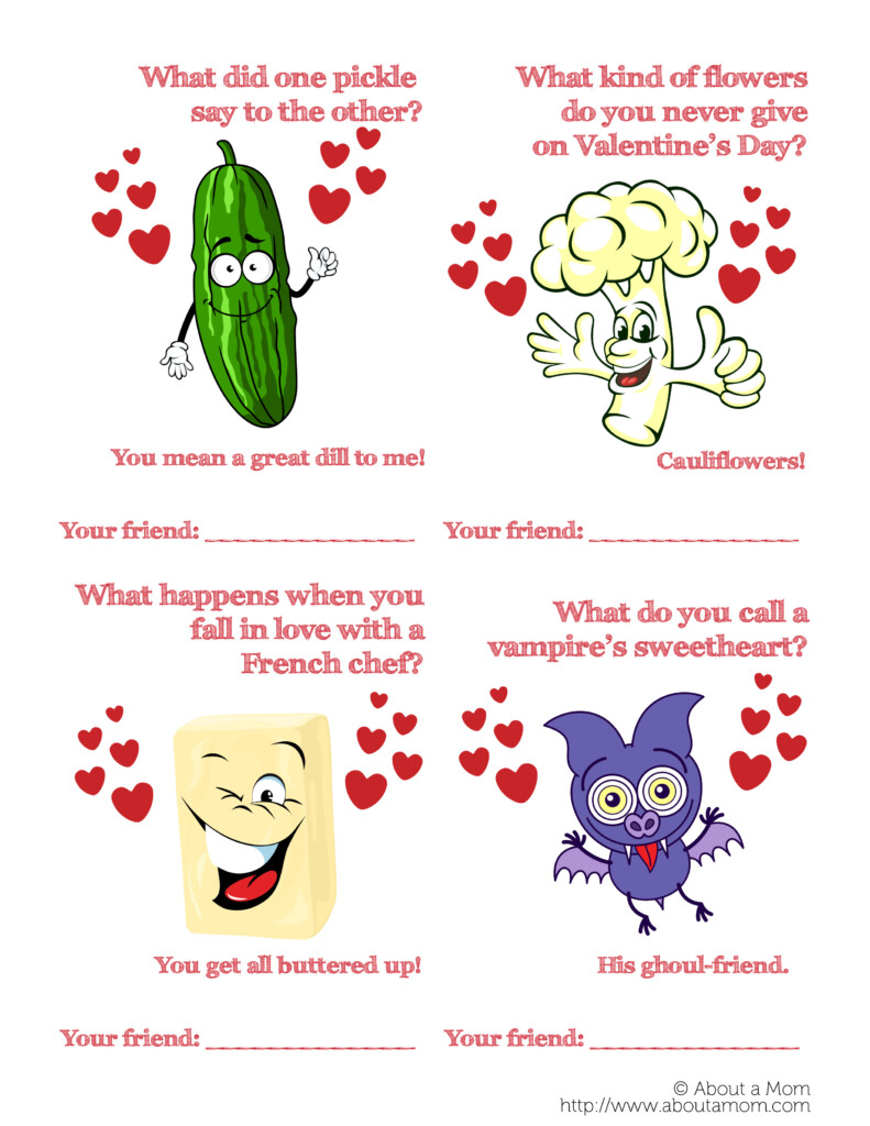 Free Printable Funny Valentine S Day Cards About A Mom