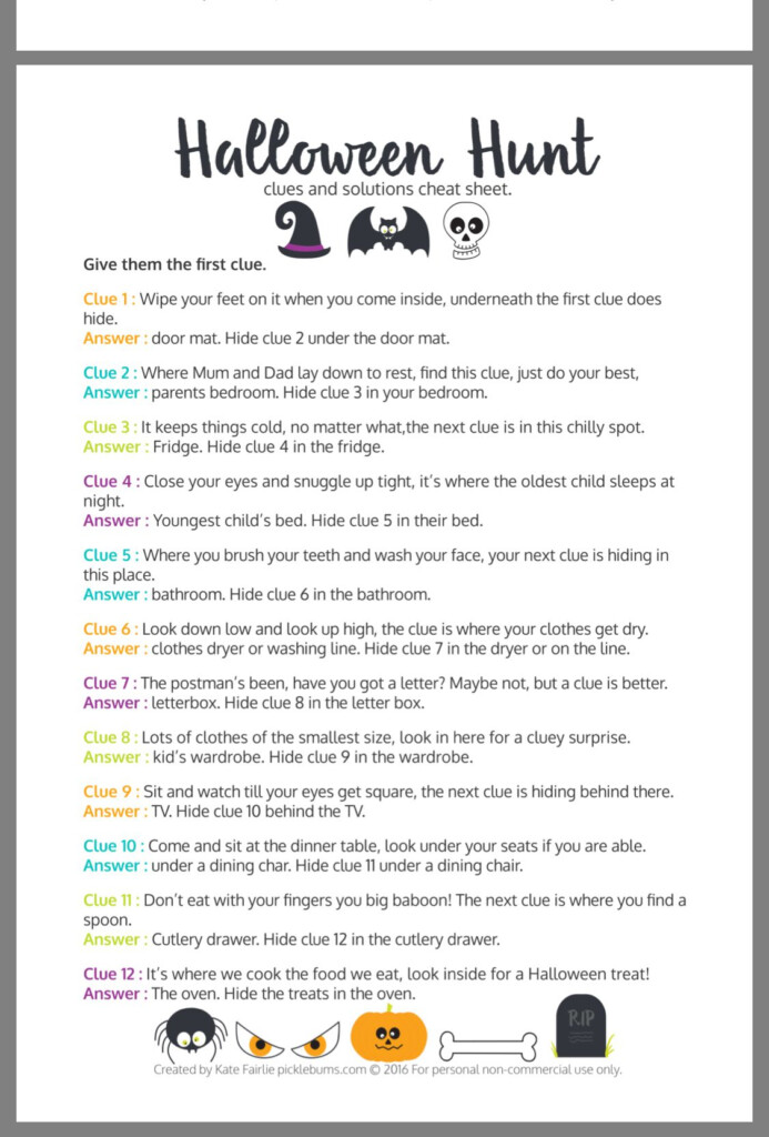 Free Printable Halloween Left Right Game Free Templates Printable