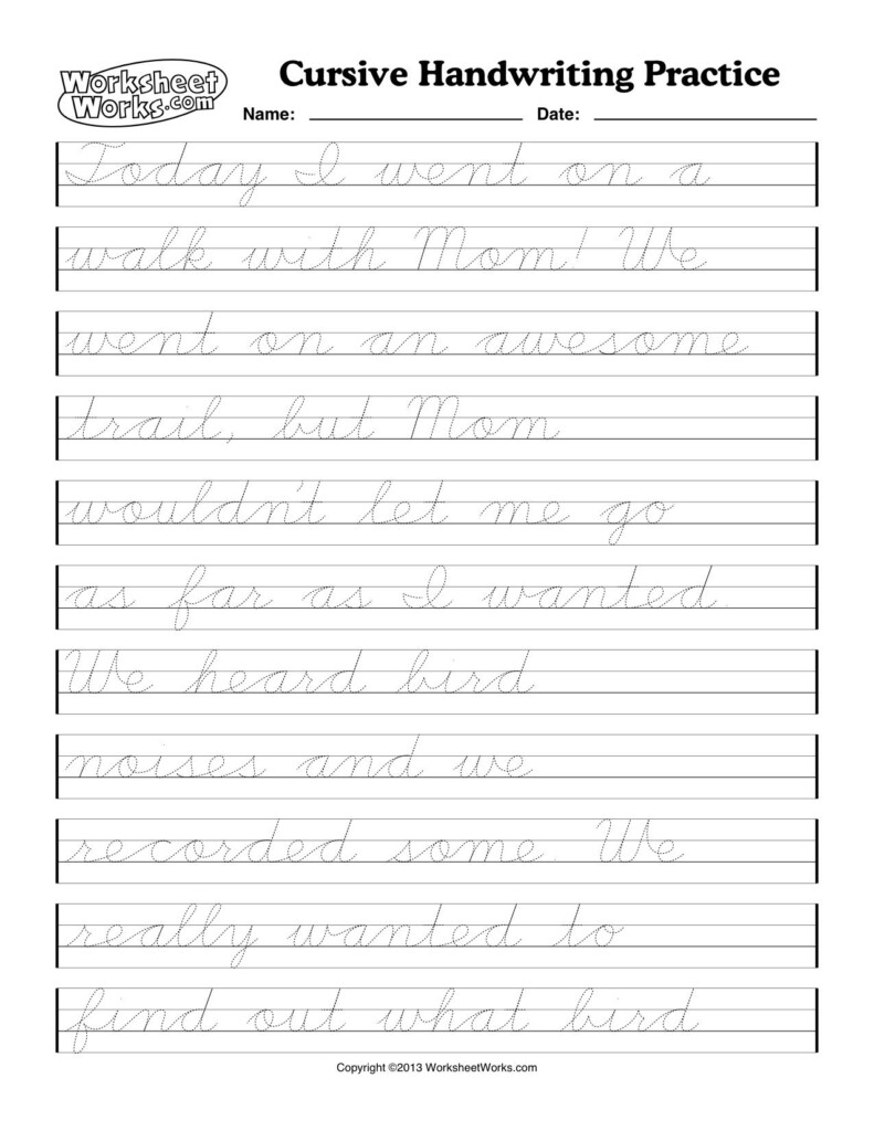 Free Printable Handwriting Name Worksheets Printable Worksheets