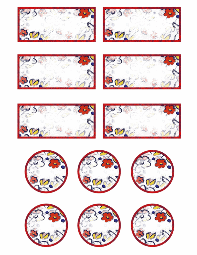 Free Printable Jar Label Templates