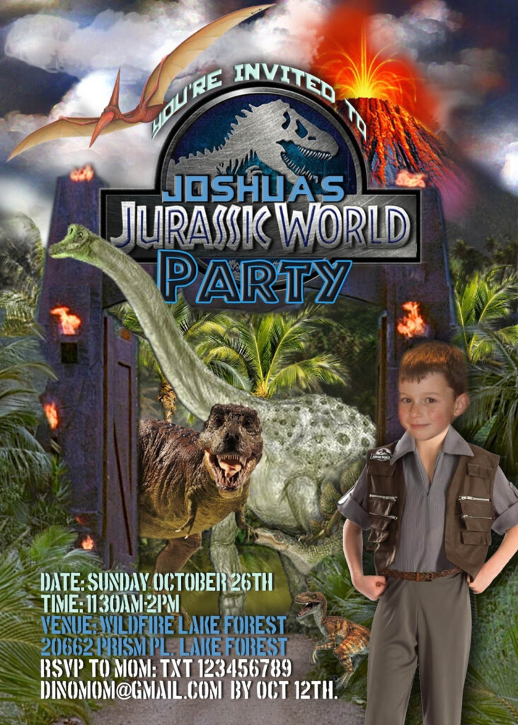 Free Printable Jurassic World Invitations Free Printable