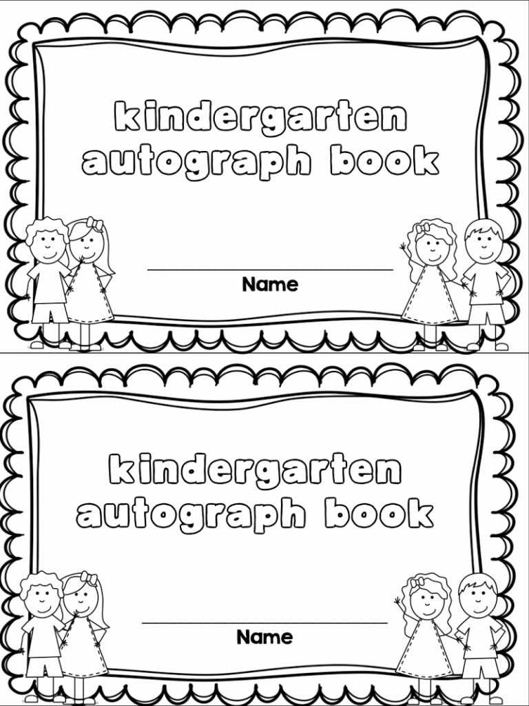 Free Printable Kindergarten Books Pdf
