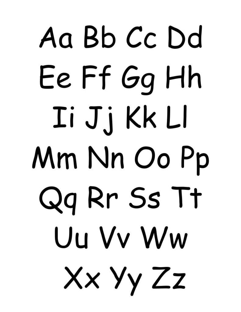 Free Printable Letters Of The Alphabet Upper And Lower Case