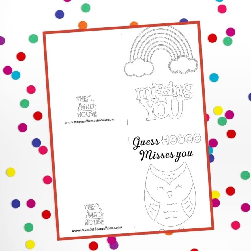 Free Printable Miss You Cards