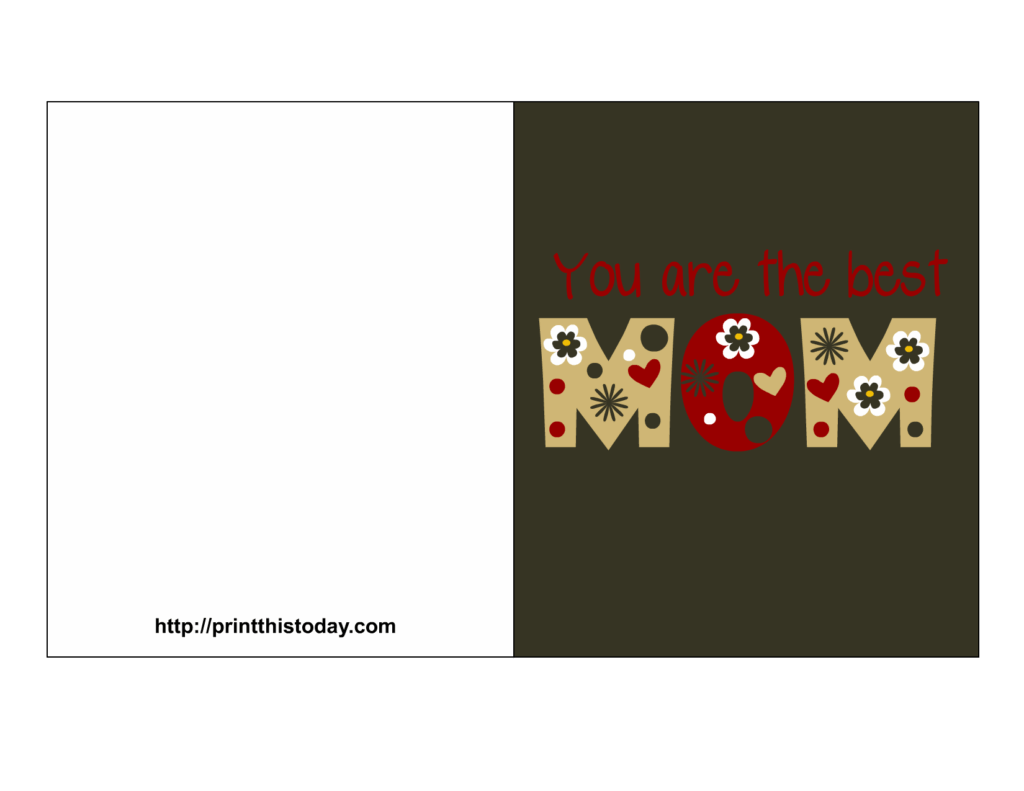 Free Printable Mother S Day Cards
