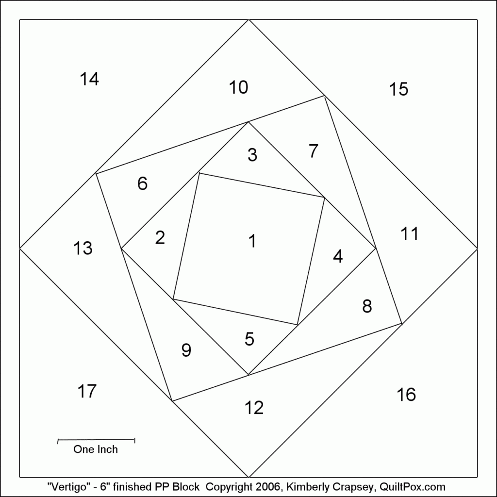 Free Printable Paper Piecing Templates Bernard