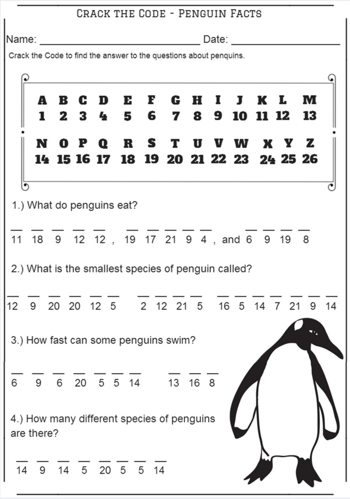 Free Printable Secret Code Worksheets Printable Worksheets