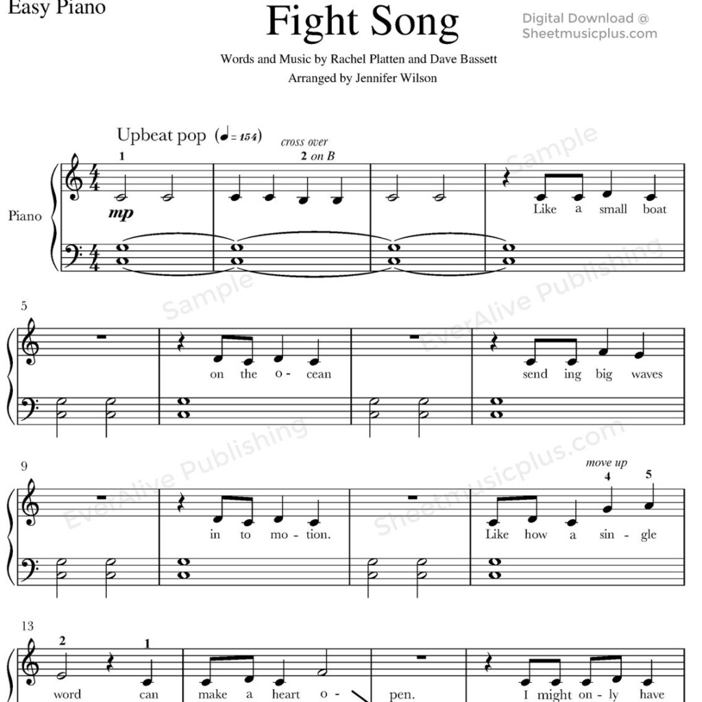 Free Printable Sheet Music For Piano Beginners Popular Songs Free Printable