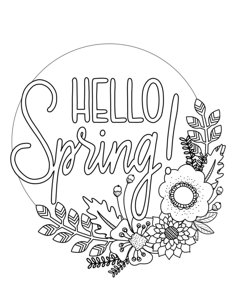 Free Printable Spring