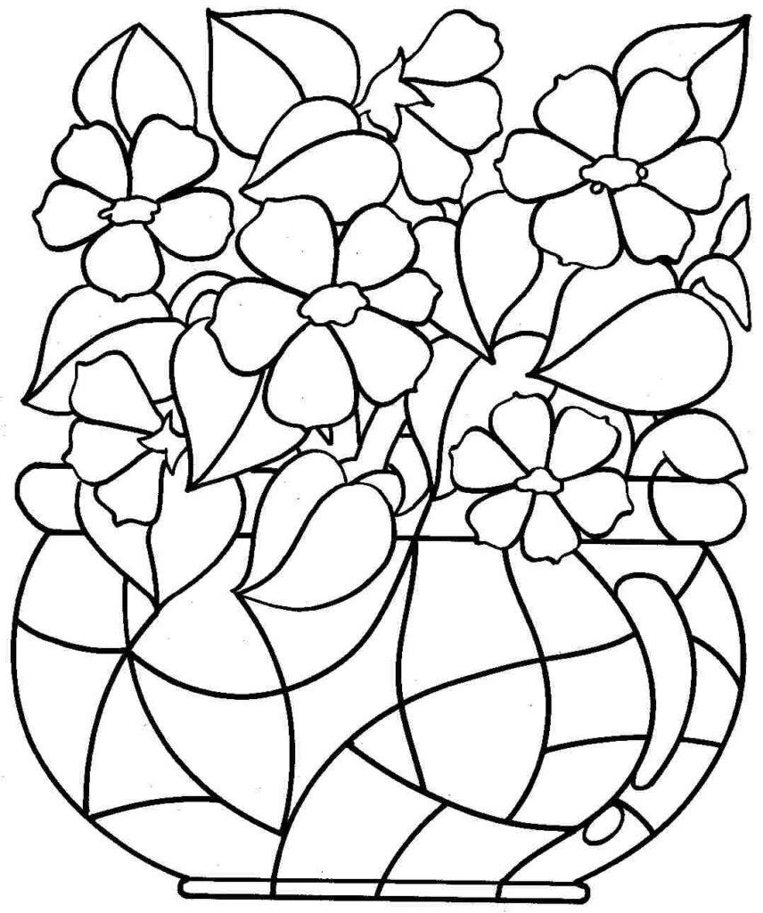 Free Printable Spring Coloring Pages For Adults