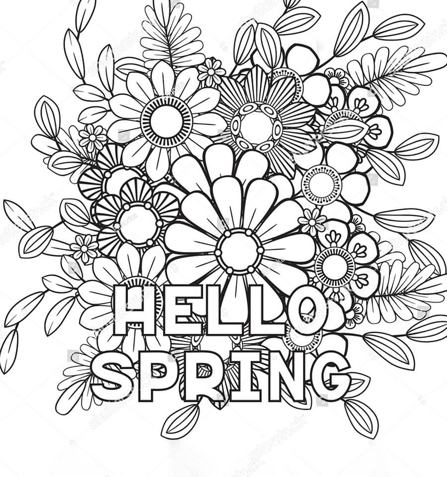 Free Printable Spring Domain 7O Printable
