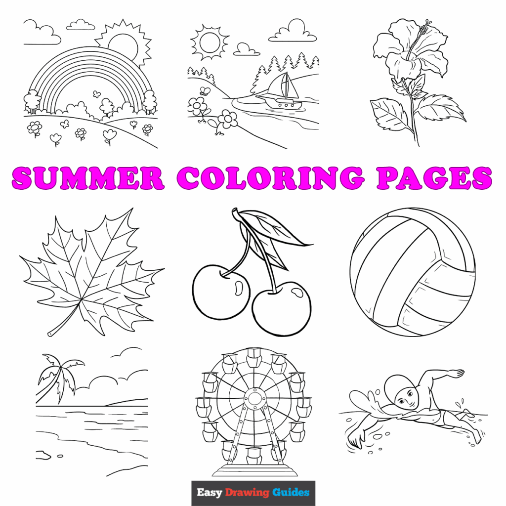 Free Printable Summer Coloring Pages For Kids
