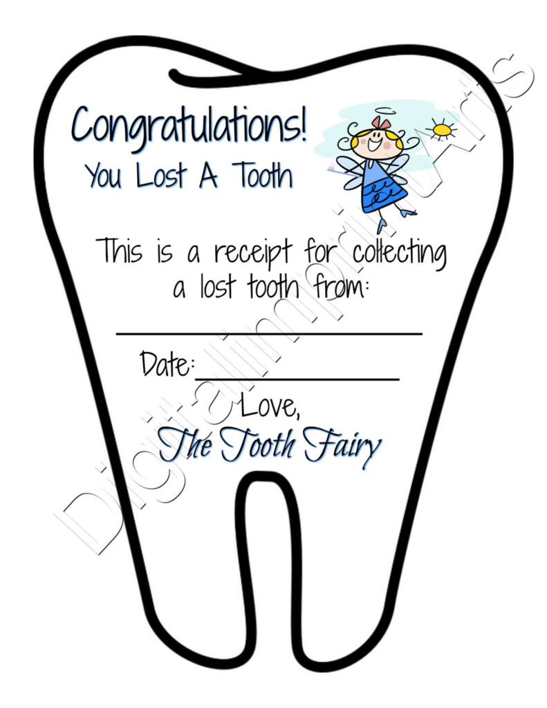 Free Printable Tooth Fairy Letter For Boy