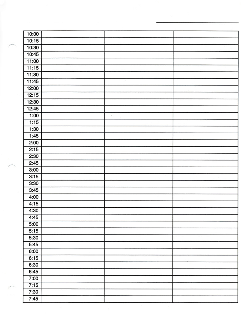 Free Printable Weekly Appointment Sheets Free Printable