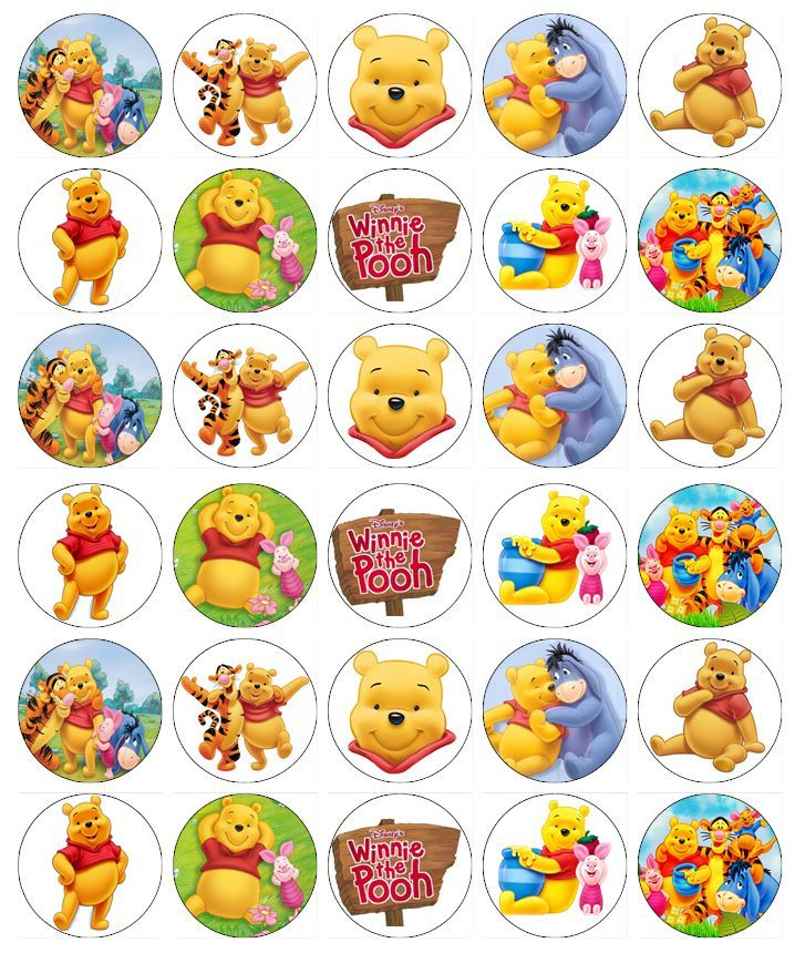 Free Printable Winnie The Pooh Cupcake Toppers Dev onallcylinders