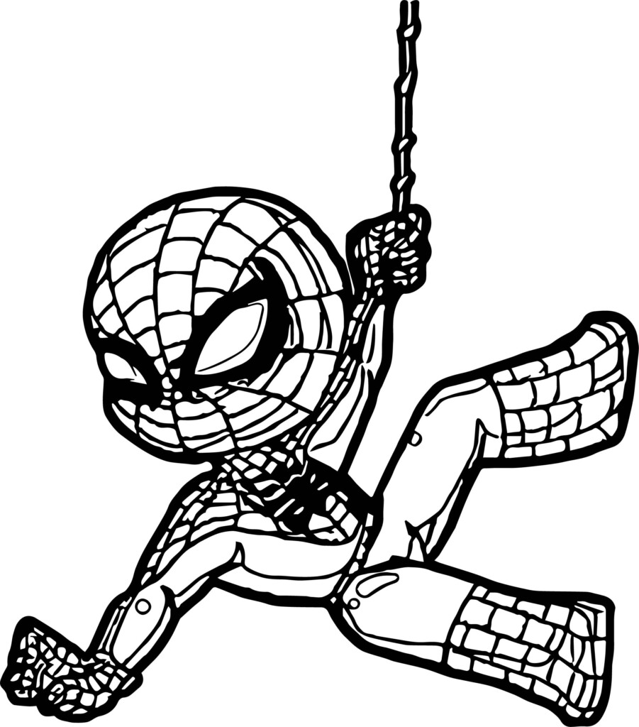 Free Spiderman Printable Coloring Pages