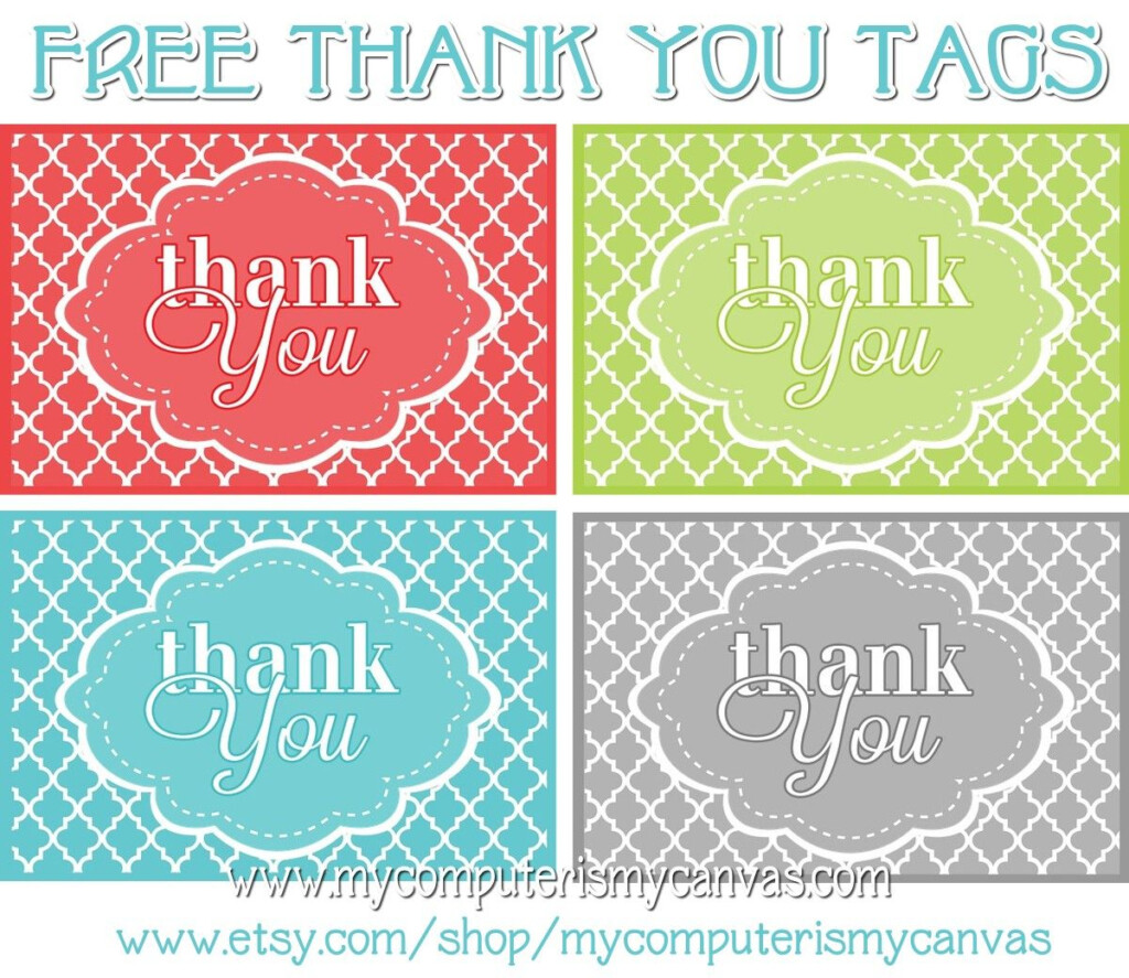  FREEBIE PRINTABLE THANK YOU TAGS