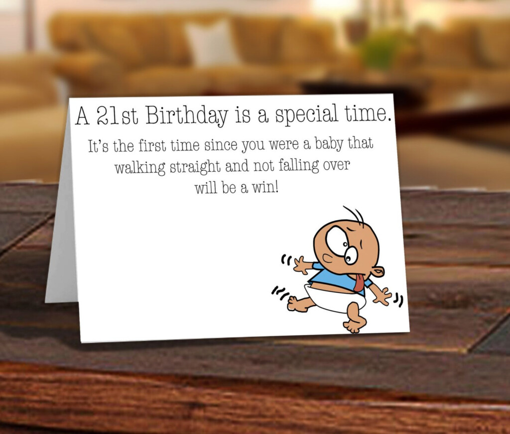 Funny 21st Birthday Card 21st Birthday Card Funny Birthday Card Funny Birthday Birthday