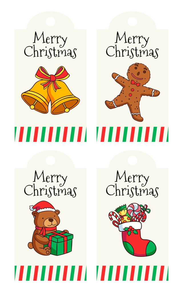 Gift Tag Printable Christmas Web Our Free Printable Christmas Tag Templates Come In An Array Of