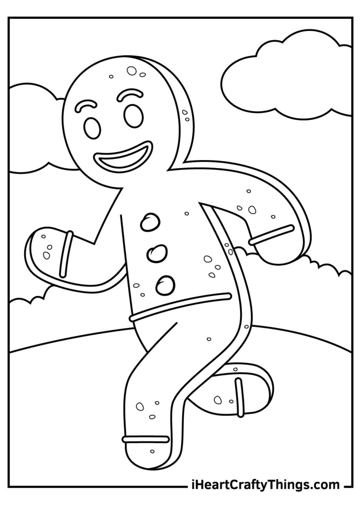Gingerbread Man Printable Characters