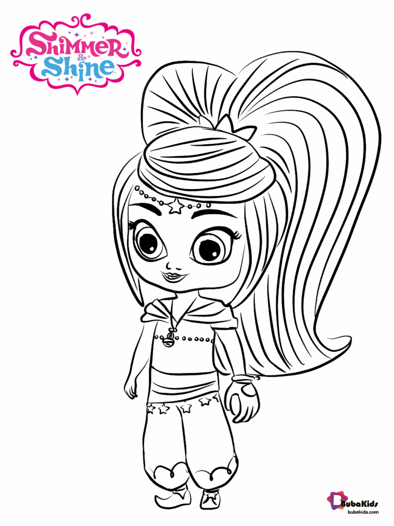 Glitter Sparkles Mermaid Shimmer And Shine Coloring Pages Discover Free Coloring Pages For