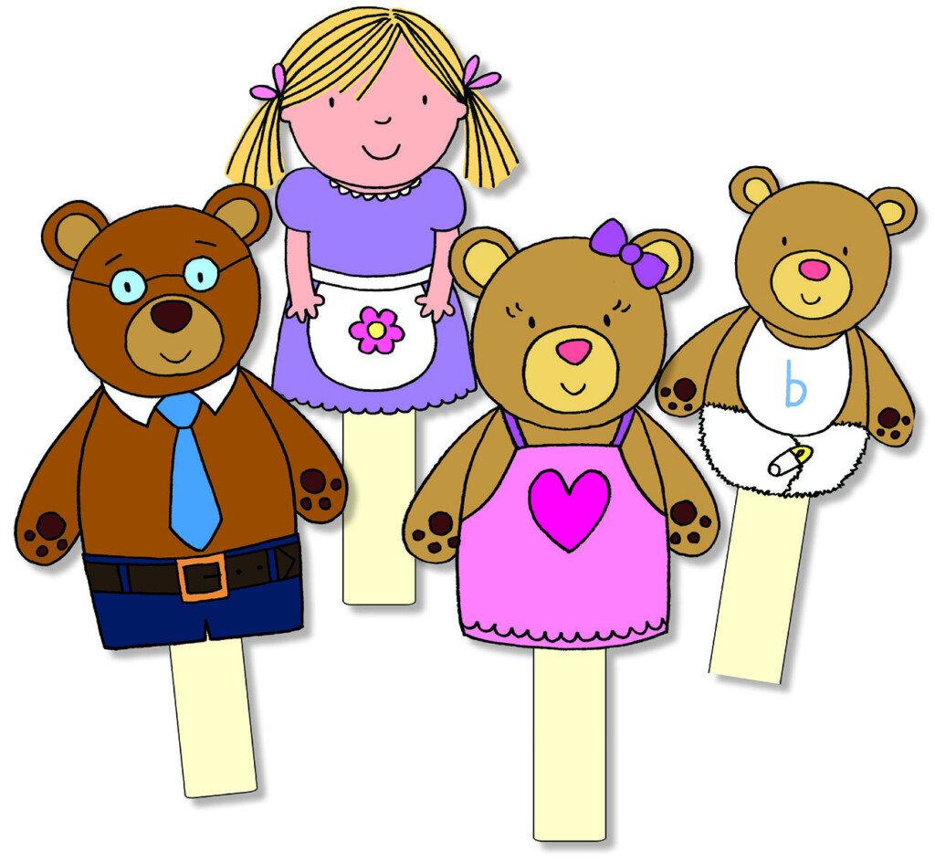 Goldilocks And The Three Bears Free Printables Printable Templates