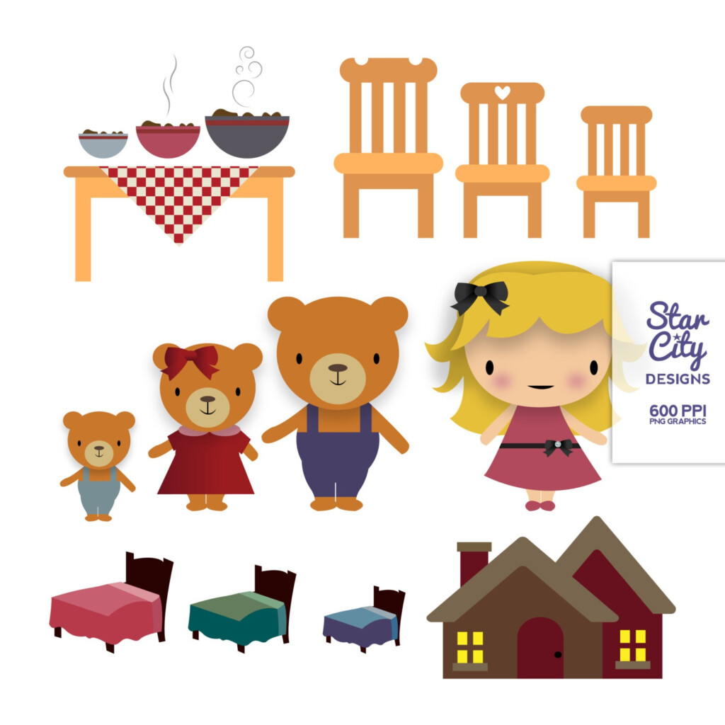 Goldilocks And The Three Bears Printable Story With Pictures Printable Word Searches