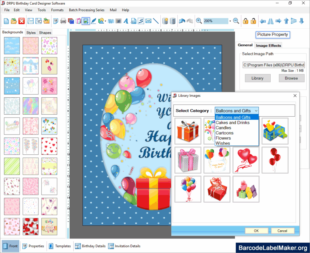 Greetings1com Birthday Card Maker Cards Maker V161 Birthday Card Creator Printable Free