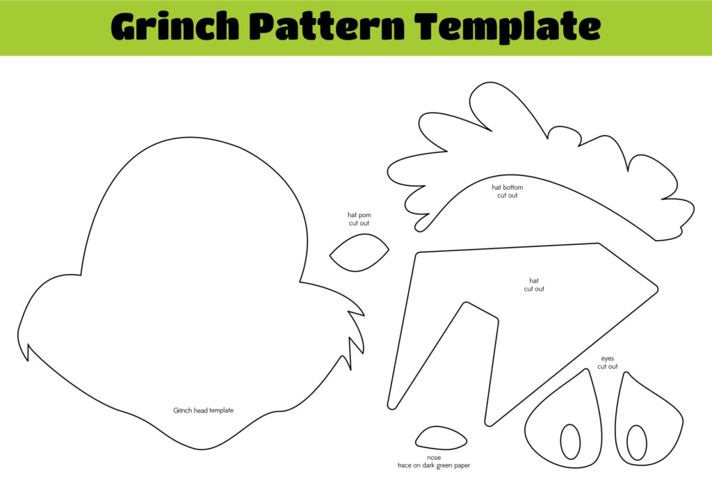 Grinch Pattern 10 Free PDF Printables Printablee