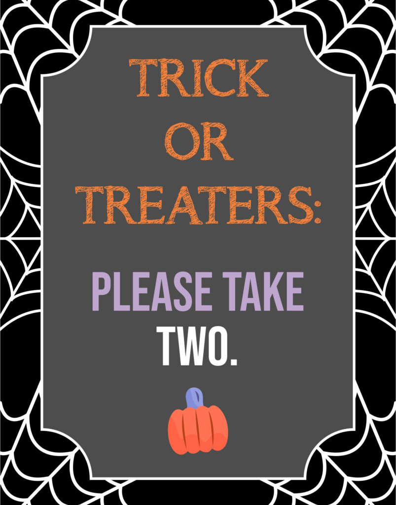 Halloween Candy Signs 15 Free PDF Printables Printablee
