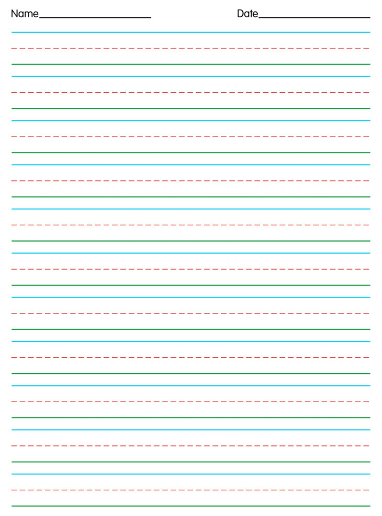 Handwriting Paper 10 Free PDF Printables Printablee
