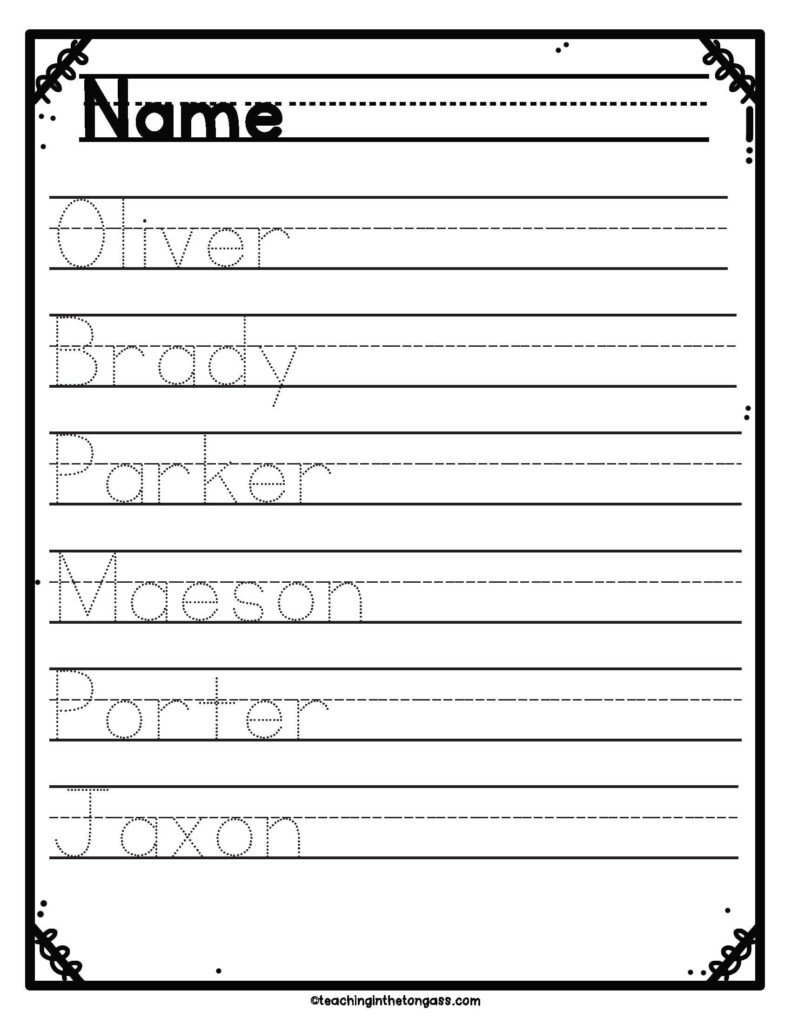 Handwriting Practice Print Cursive EDITABLE Worksheets Booklet