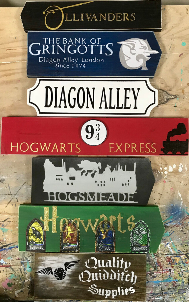 Harry Potter Directional Signs Etsy
