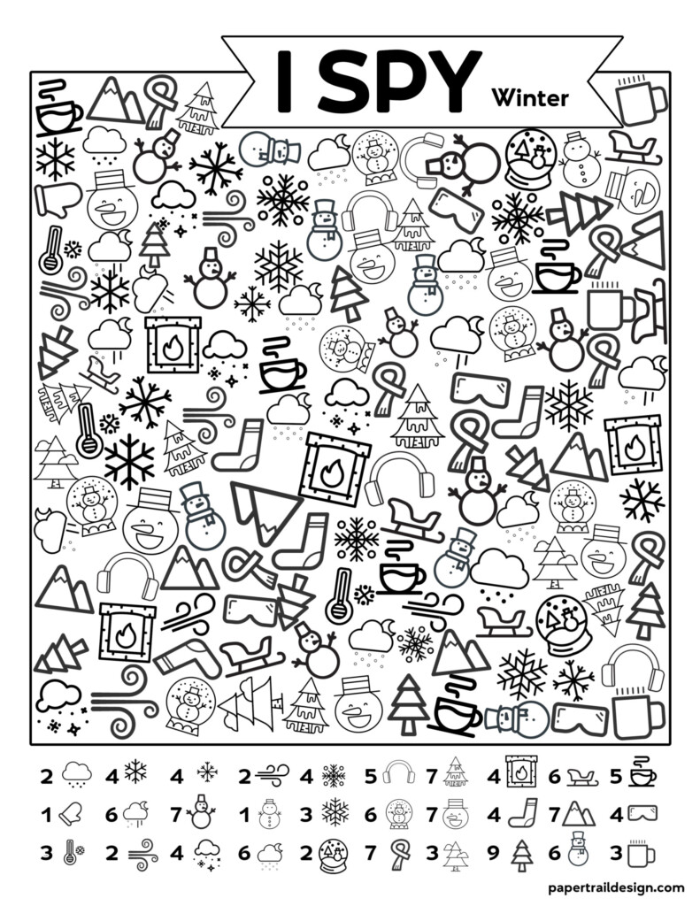 Hidden Object I Spy Printables Customize And Print