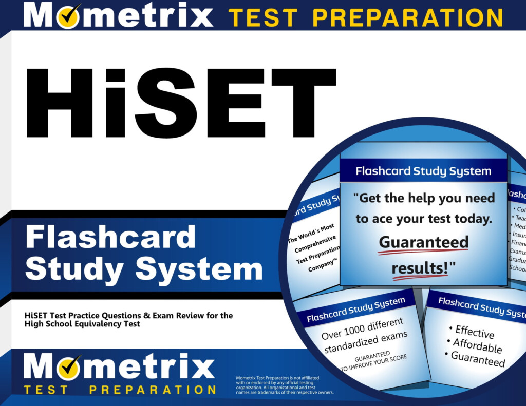 Hiset Flashcard Study System Hiset Test Practice Questions And Exam Review For The High School