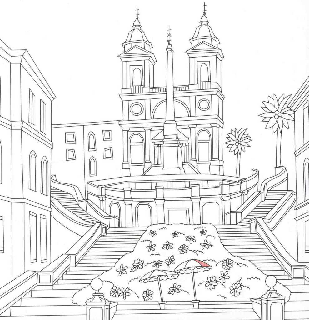 Italy Coloring Travel Coloringbook Secret Garden Coloring Book Coloring Books Coloring Pages