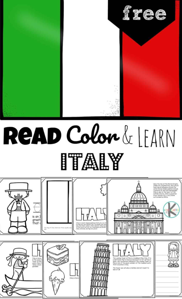Kids Will Have Fun Learning About Italy With This FREE Printable Italy Coloring Page Great For