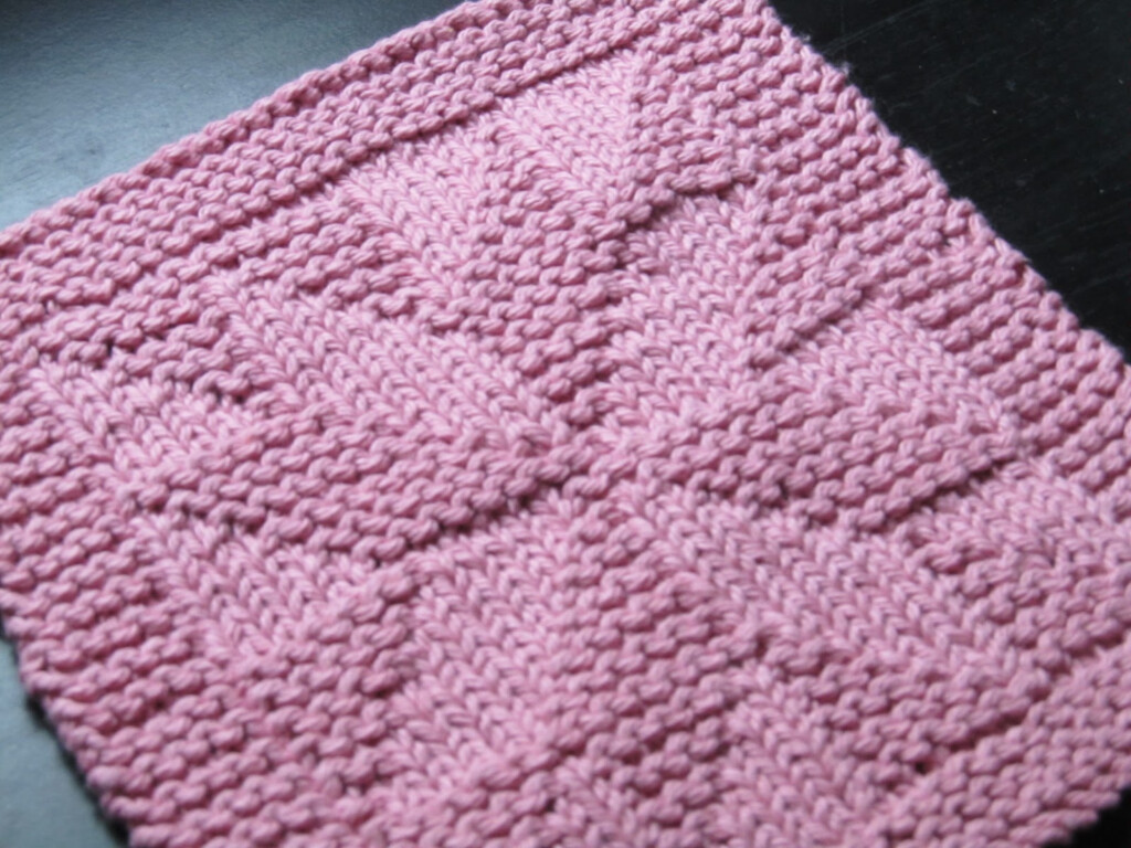 Living The Rustic Life Thumb Tack Knitted Dishcloths
