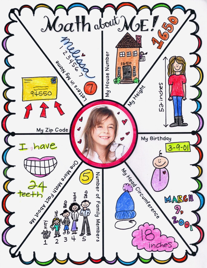 Math About Me Free Printable Printable Word Searches