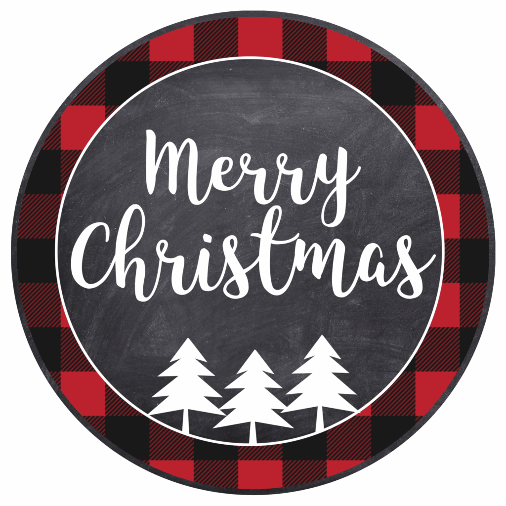 Merry Christmas Tags Printable Paper Trail Design