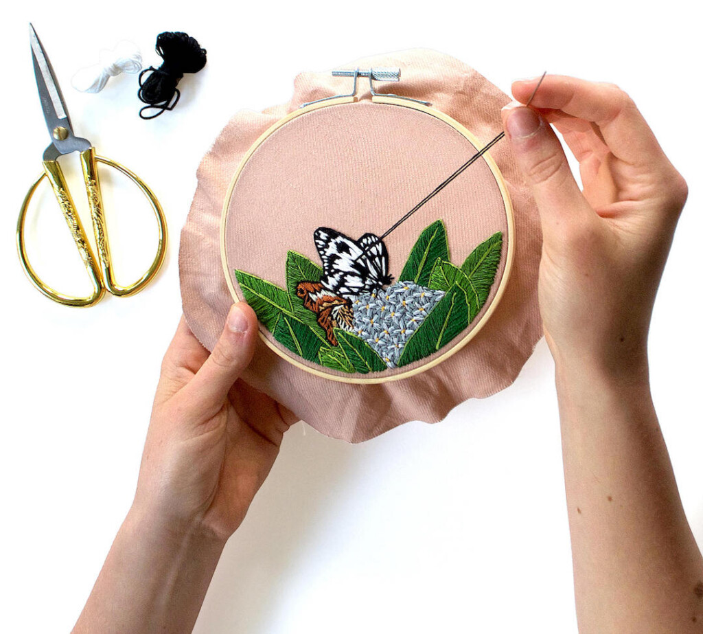 Modern Hand Embroidery Designs Custom Embroidery