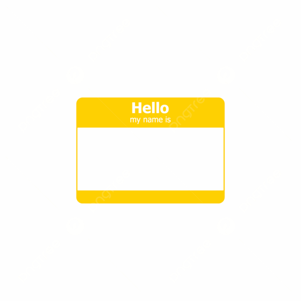 My Name Is Vector Art PNG Hello My Name Is Up Meet Debut PNG Image For Free Download