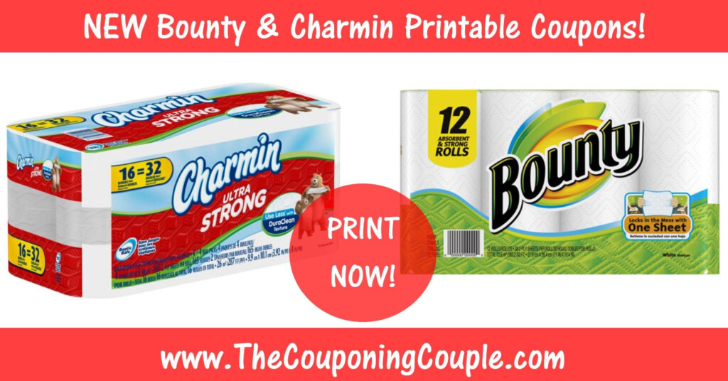 NEW Bounty Charmin Printable Coupons PRINT NOW Print Coupons Charmin Printable Coupons