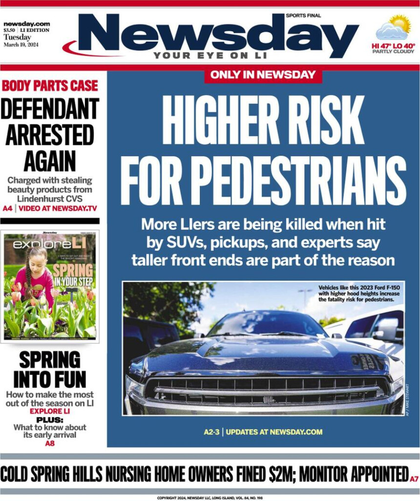 Newsday Today S Cover Front Pages