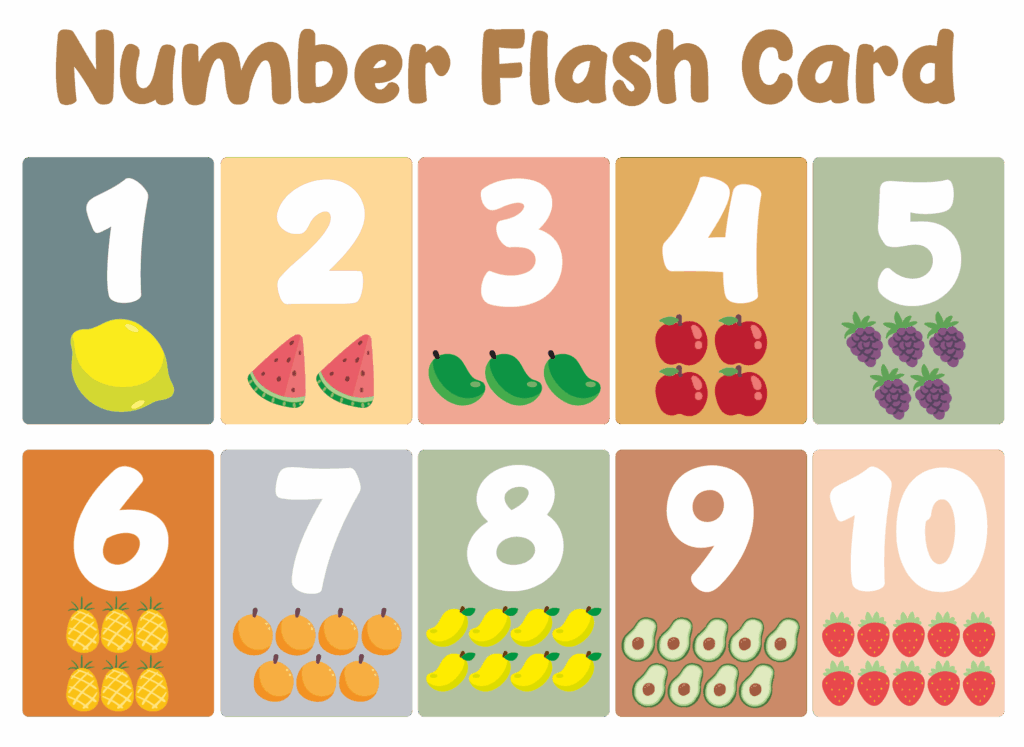 Number Flashcards 1 30 10 Free PDF Printables Printablee