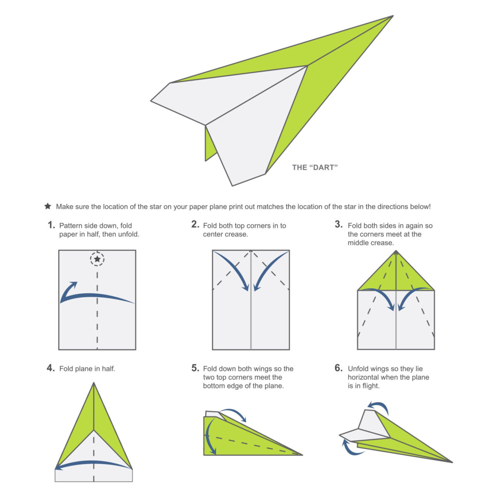 Paper Airplane Template Sheets 10 Free PDF Printables Printablee