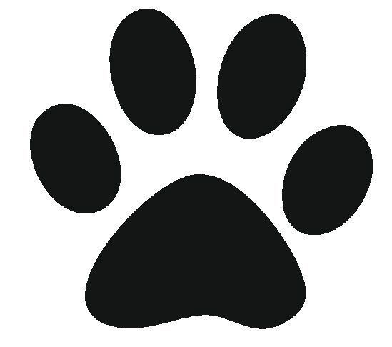 Paw Print Stencil Printable Free ClipArt Best