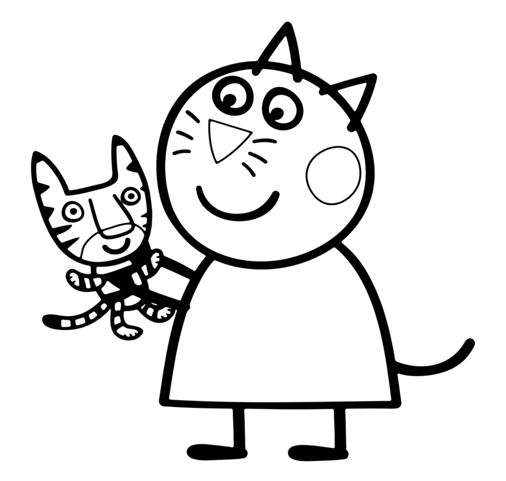 Peppa Pig Birthday Coloring Pages At GetDrawings Free Download