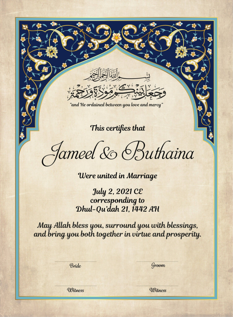 Pin On Merrige Certificate