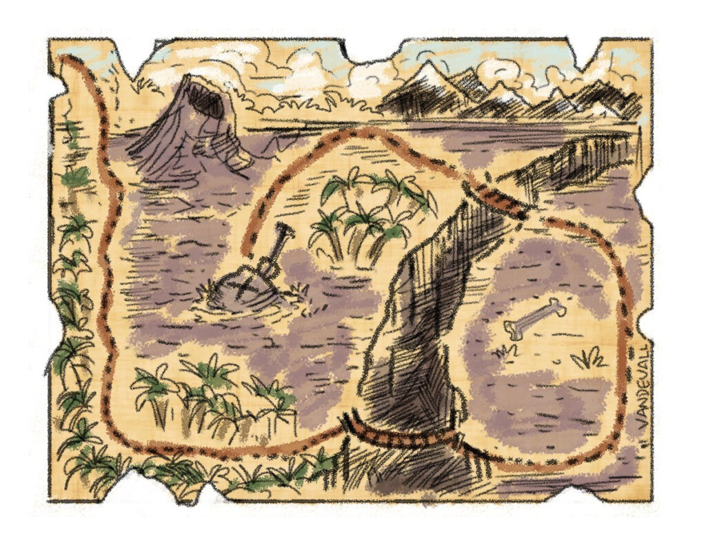 Pirate Treasure Map Templates Invitation Design Blog